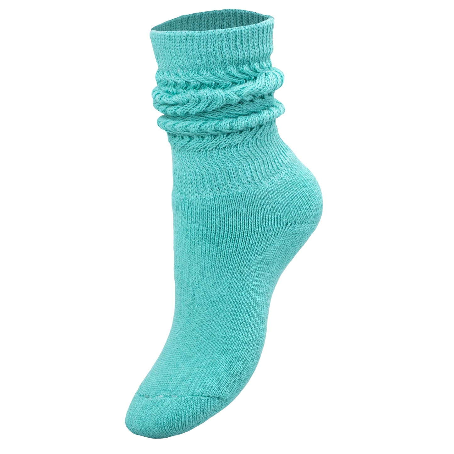 1 Paire de Chaussettes Hautes Bleu Turquoise pour Enfants - deslyshopping