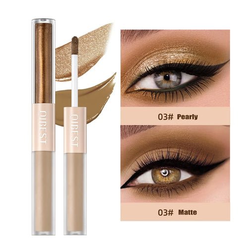 2 en 1 Stick Nacré Mat Fard à Paupières Crème Lisse - deslyshopping