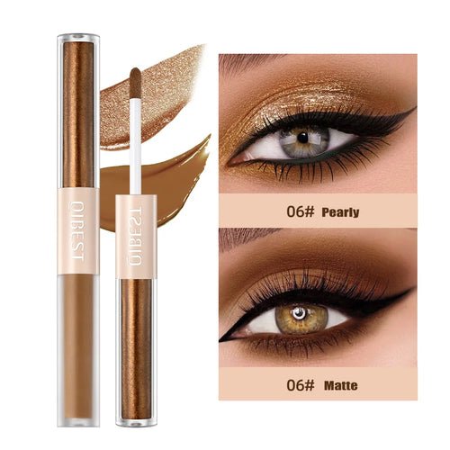 2 en 1 Stick Nacré Mat Fard à Paupières Crème Lisse - deslyshopping
