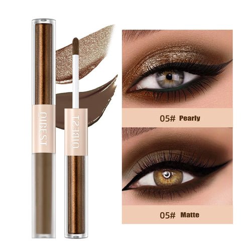 2 en 1 Stick Nacré Mat Fard à Paupières Crème Lisse - deslyshopping