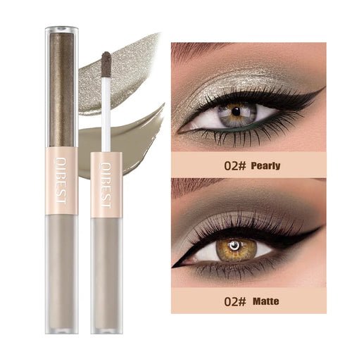 2 en 1 Stick Nacré Mat Fard à Paupières Crème Lisse - deslyshopping