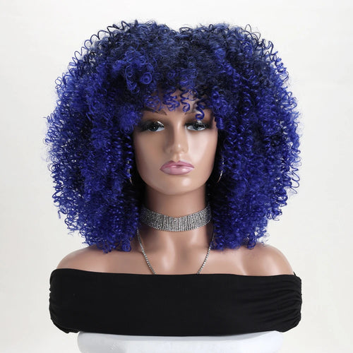 Perruque Afro Crépue Bouclée 16''
