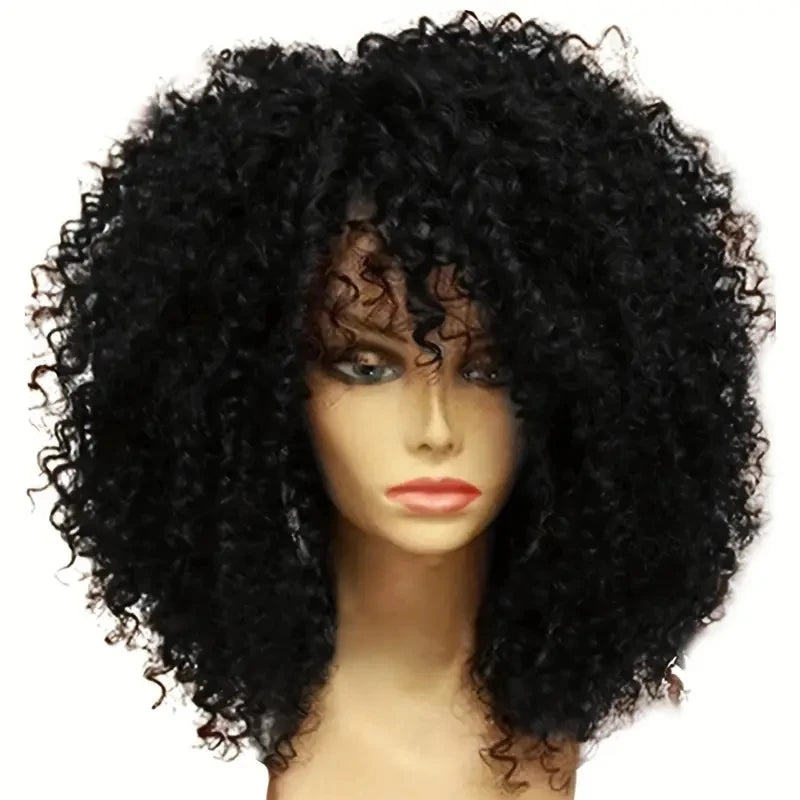 Perruque Afro Crépue Bouclée 16''