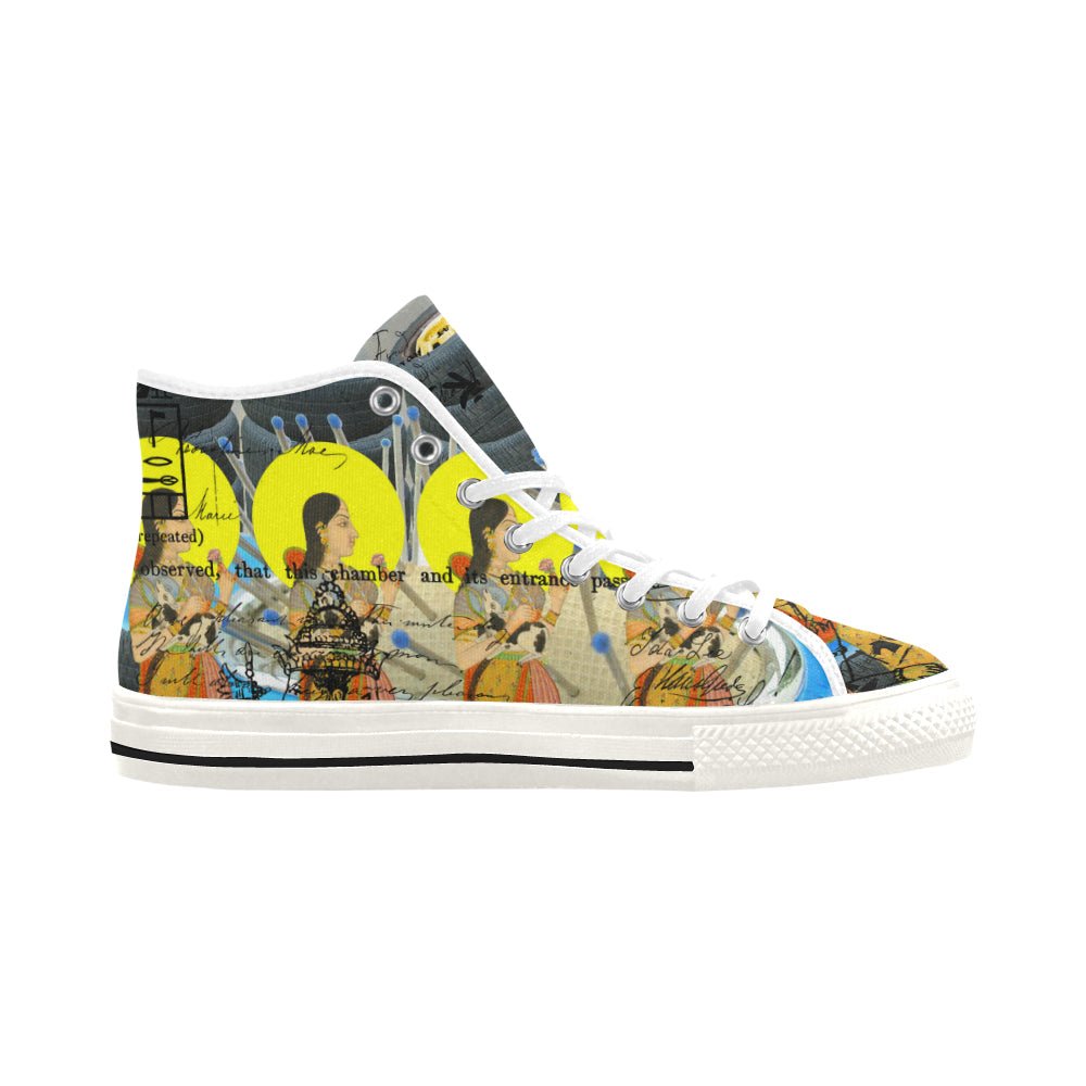 👟 Baskets en Toile à Imprimé Intégral - 1, 2, 3 V - deslyshopping