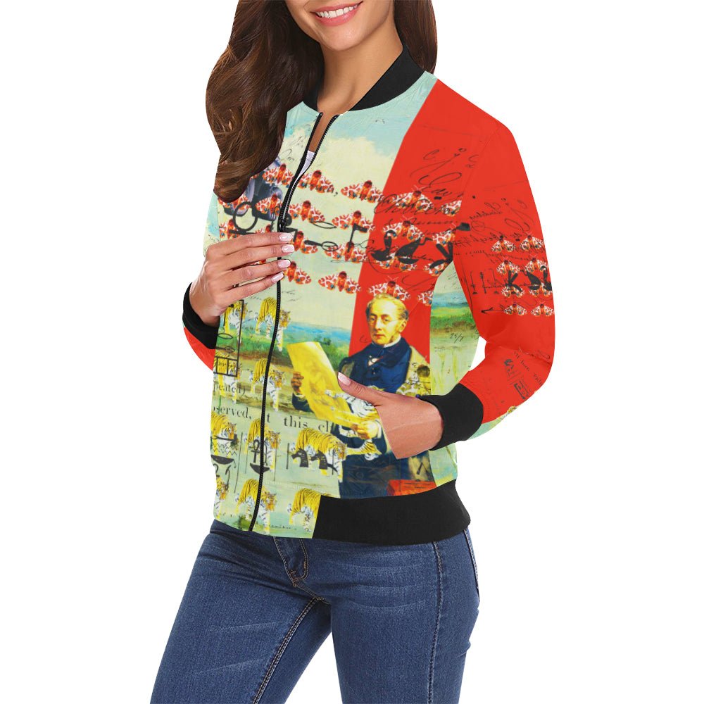 🔥Blouson Aviateur à Imprimé Intégral - deslyshopping