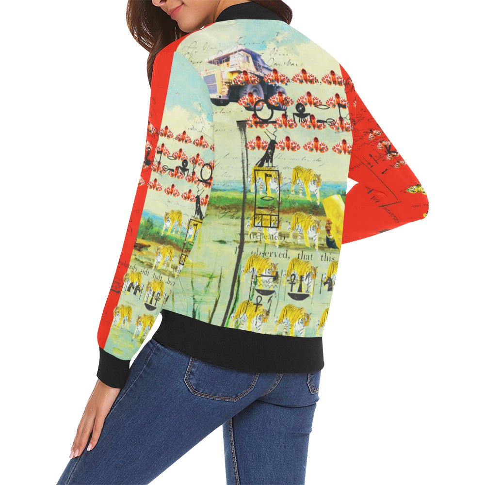 🔥Blouson Aviateur à Imprimé Intégral - deslyshopping