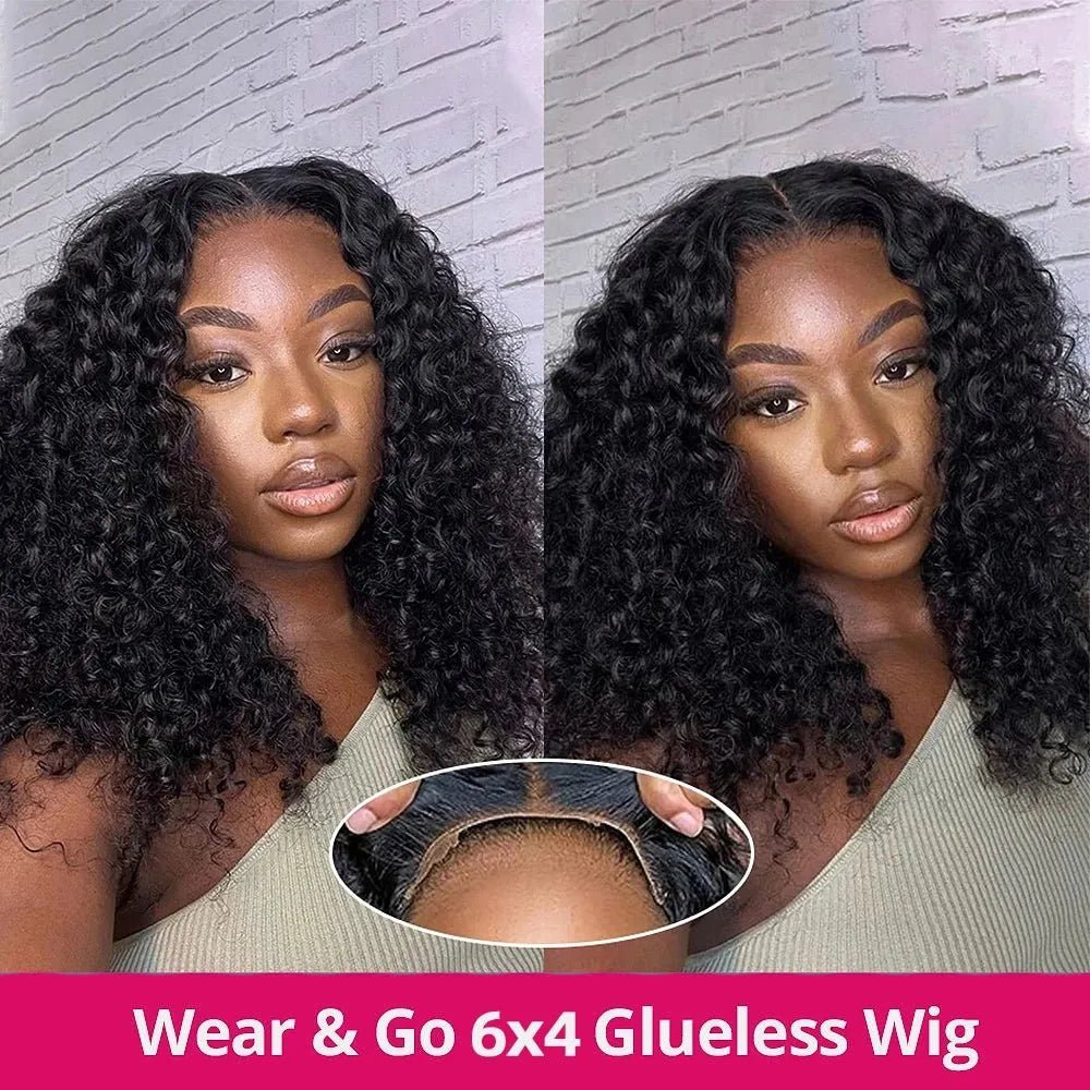Bob Lace Wig ondulée 13x4 - deslyshopping