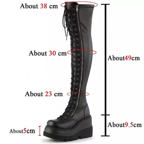Bottes à Semelles Compensées & Bottes de Moto 🖤 - deslyshopping