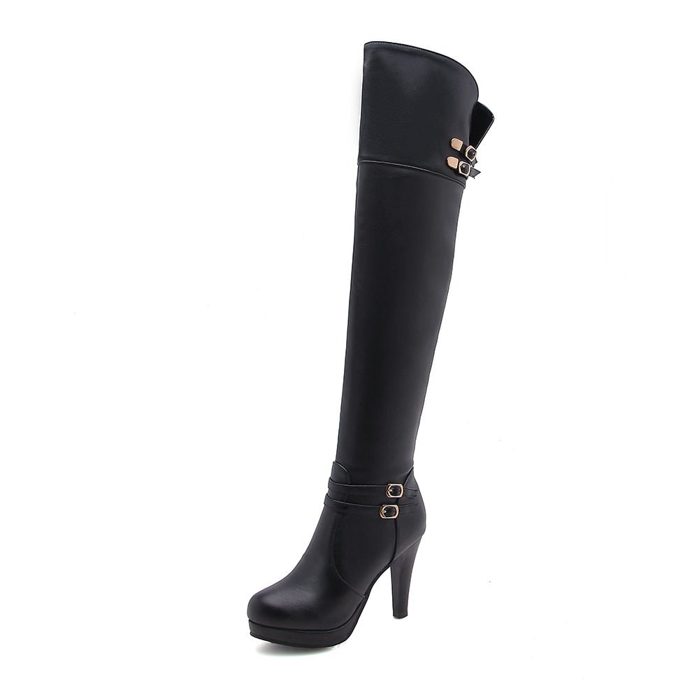 👢 Bottes à Talons Hauts Noires Sgesvier 2024 - deslyshopping