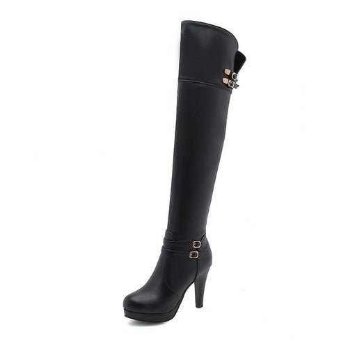 👢 Bottes à Talons Hauts Noires Sgesvier 2024 - deslyshopping
