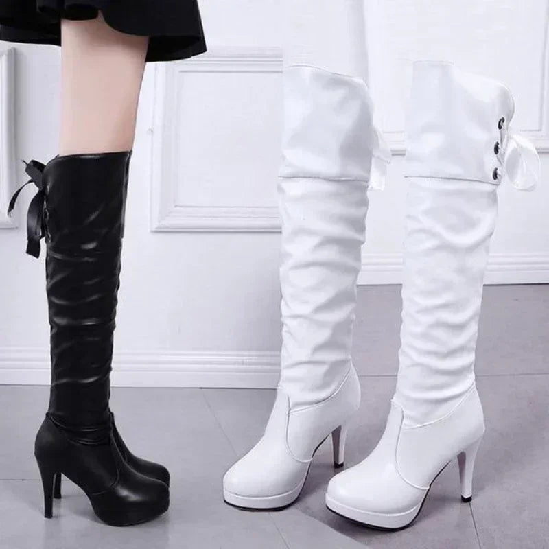 Bottes Cuissardes Minces - deslyshopping