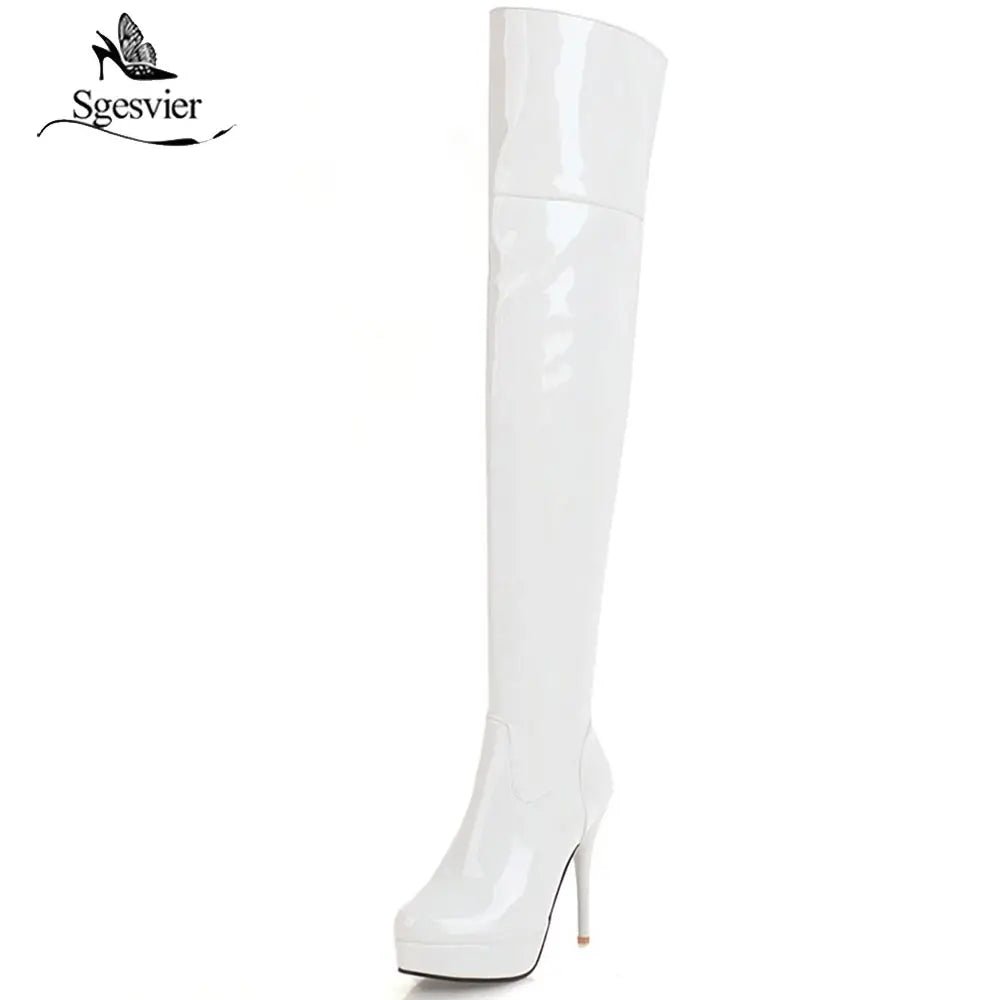 Bottes Hautes à Talons Hauts - deslyshopping