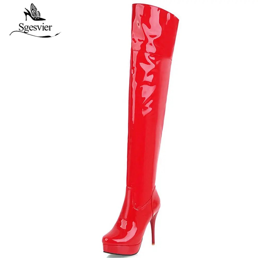 Bottes Hautes à Talons Hauts - deslyshopping