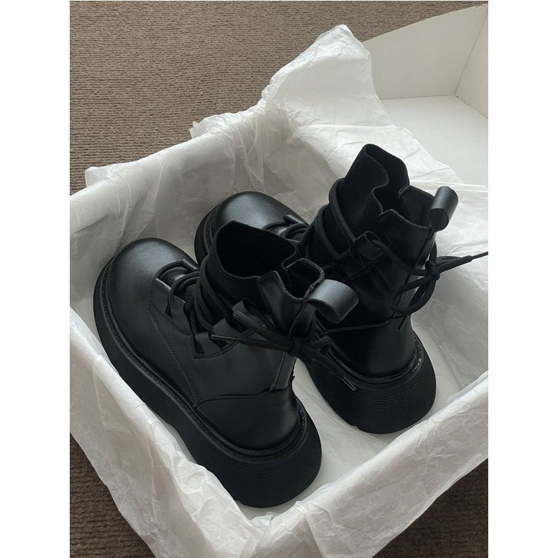 Bottes Martin à Semelle Épaisse & Lacets - deslyshopping