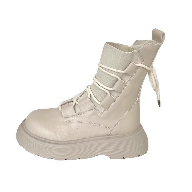 Bottes Martin à Semelle Épaisse & Lacets - deslyshopping