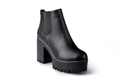 Bottes Mode Femme à Talons Carrés & Plateforme 👢 - deslyshopping