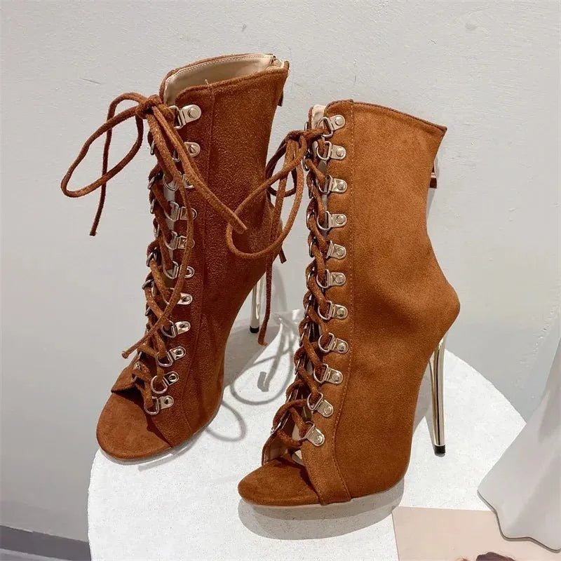 bottes sexy à rivets - deslyshopping