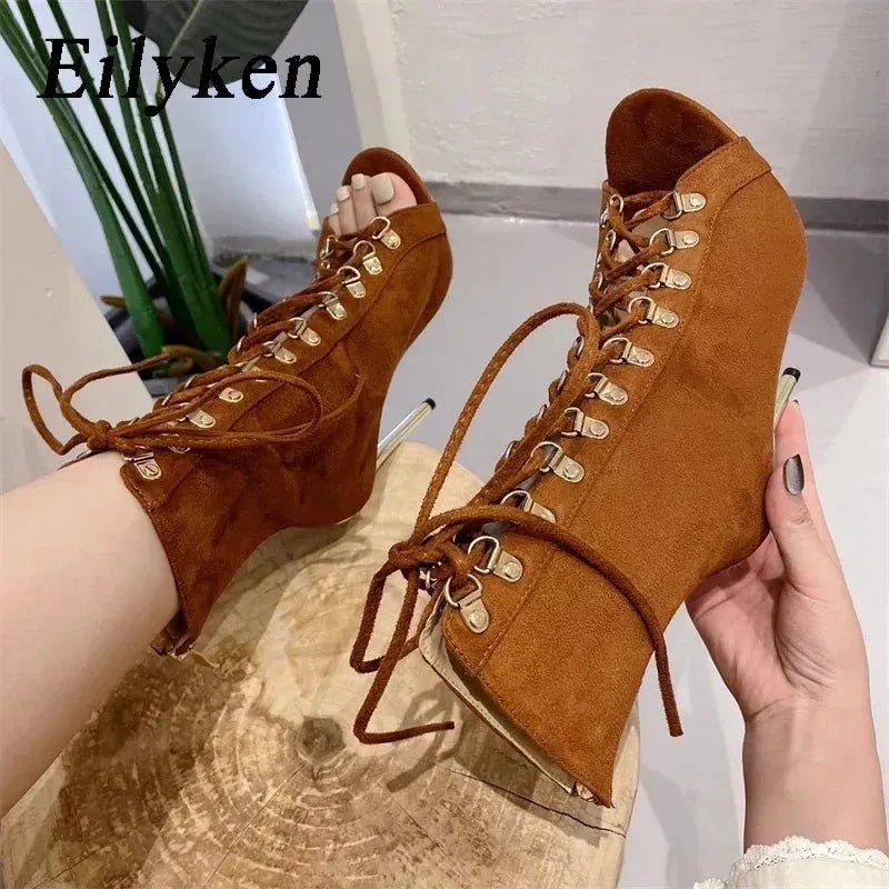 bottes sexy à rivets - deslyshopping