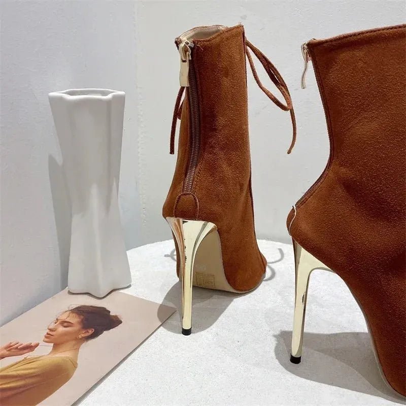 bottes sexy à rivets - deslyshopping