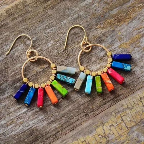 Boucles d'oreilles Chakra - deslyshopping