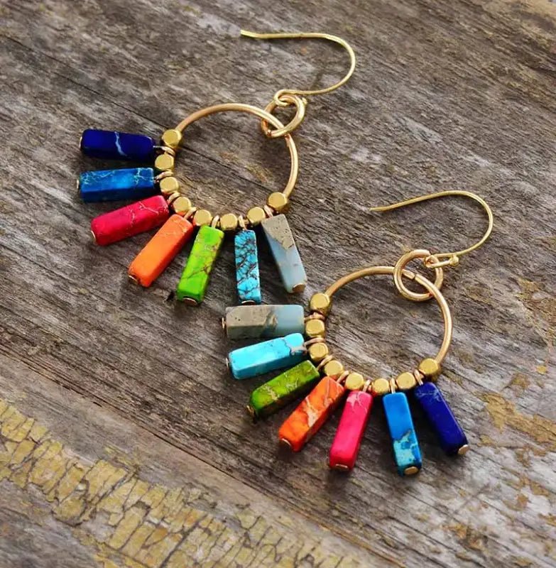 Boucles d'oreilles Chakra - deslyshopping