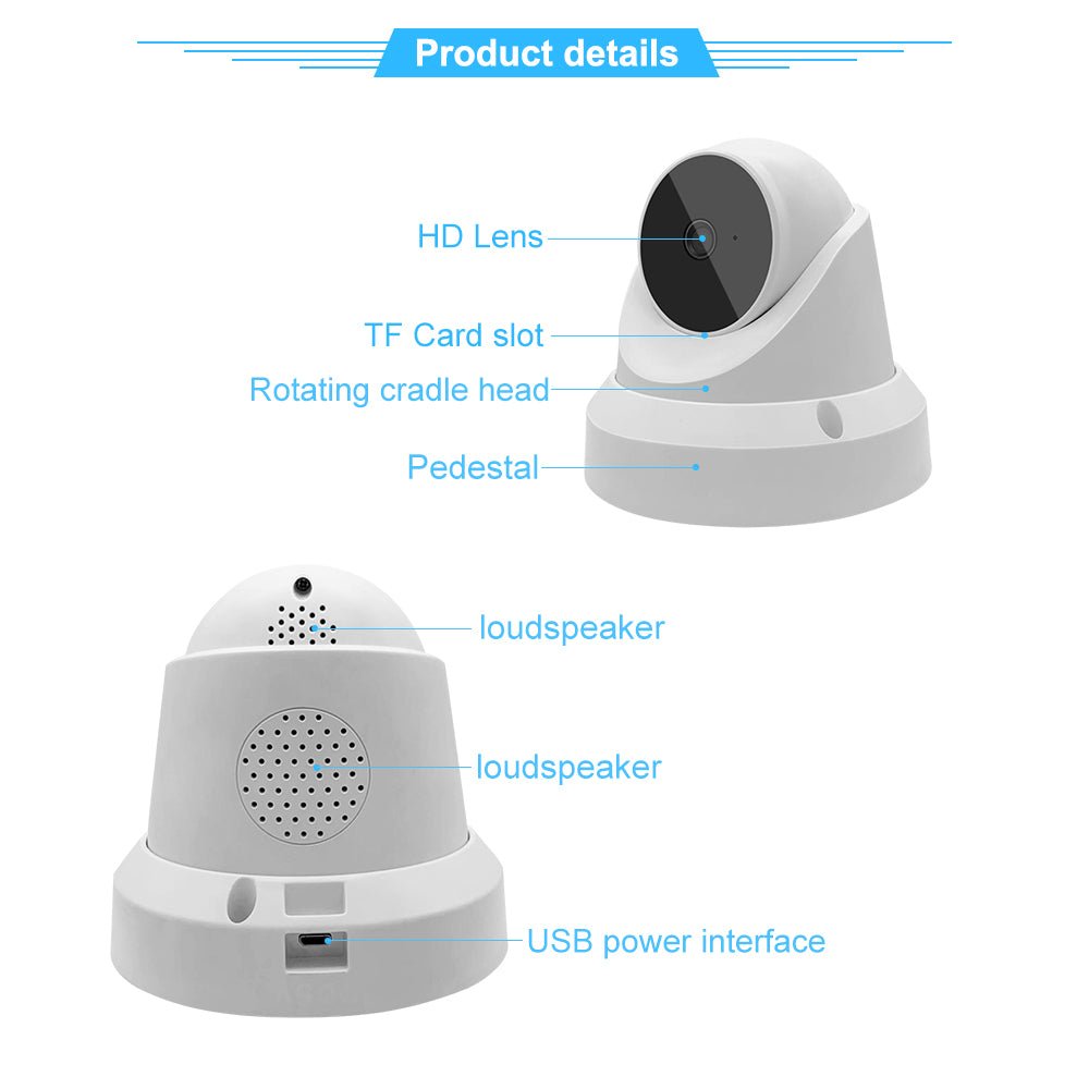 Caméra IP WiFi Baby Monitor - deslyshopping
