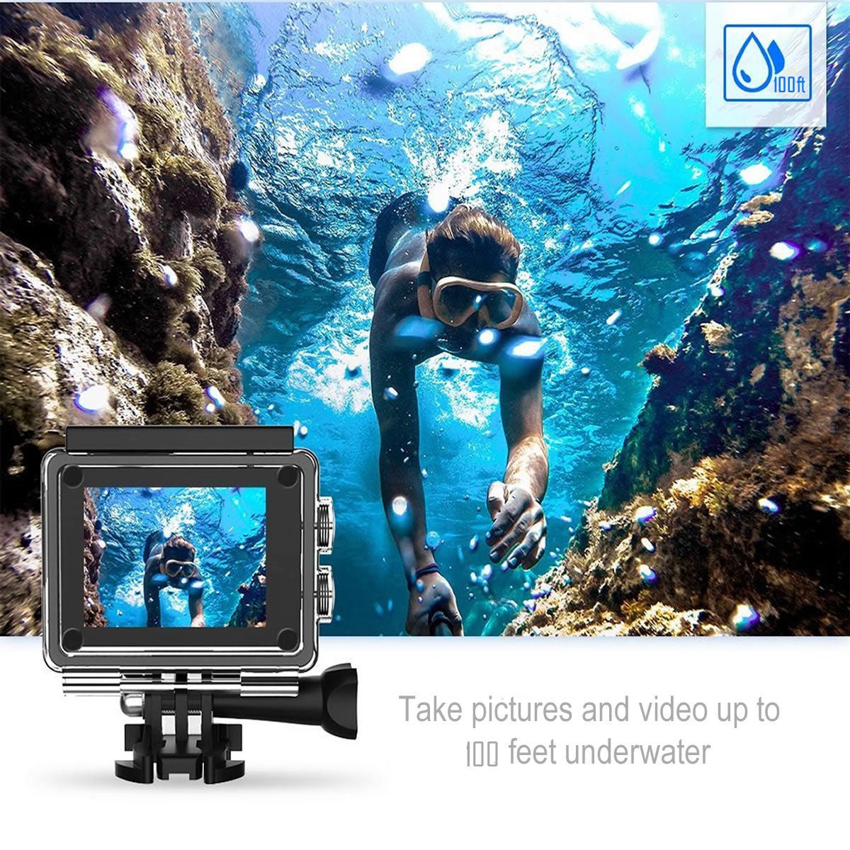 Caméra WiFi UHD étanche 4K + télécommande - deslyshopping