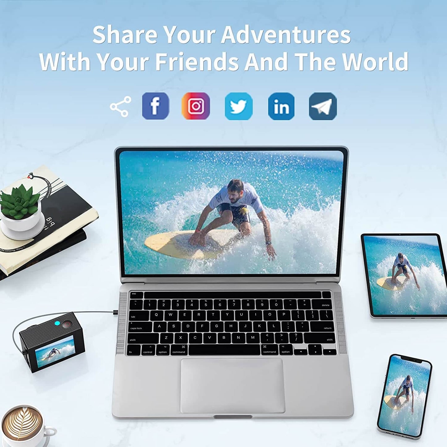 Caméra WiFi UHD étanche 4K + télécommande - deslyshopping