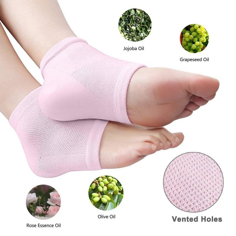 Chaussettes Hydratantes pour Talons Fissurés - deslyshopping