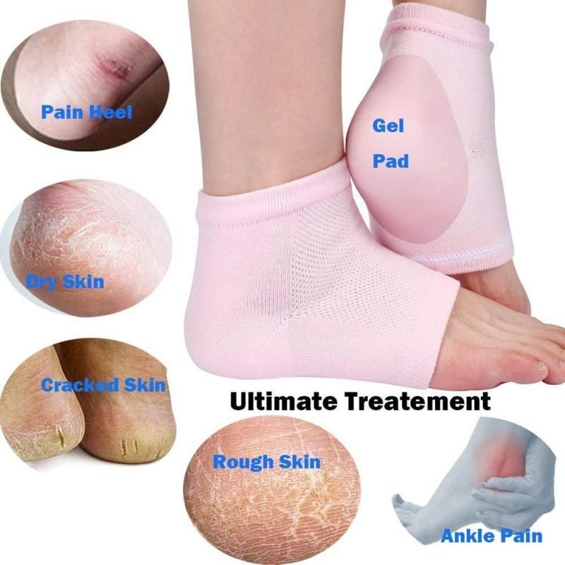 Chaussettes Hydratantes pour Talons Fissurés - deslyshopping