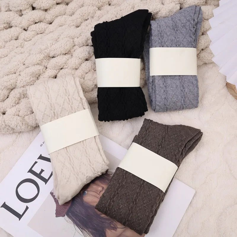 🧦 Chaussettes Longues en Laine et Cachemire - deslyshopping