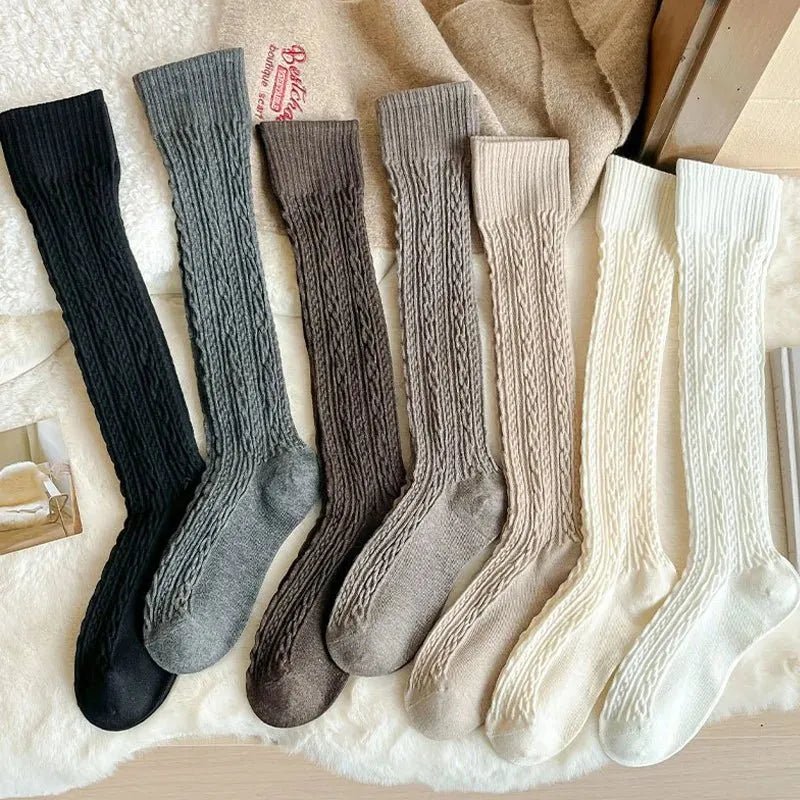 🧦 Chaussettes Longues en Laine et Cachemire - deslyshopping
