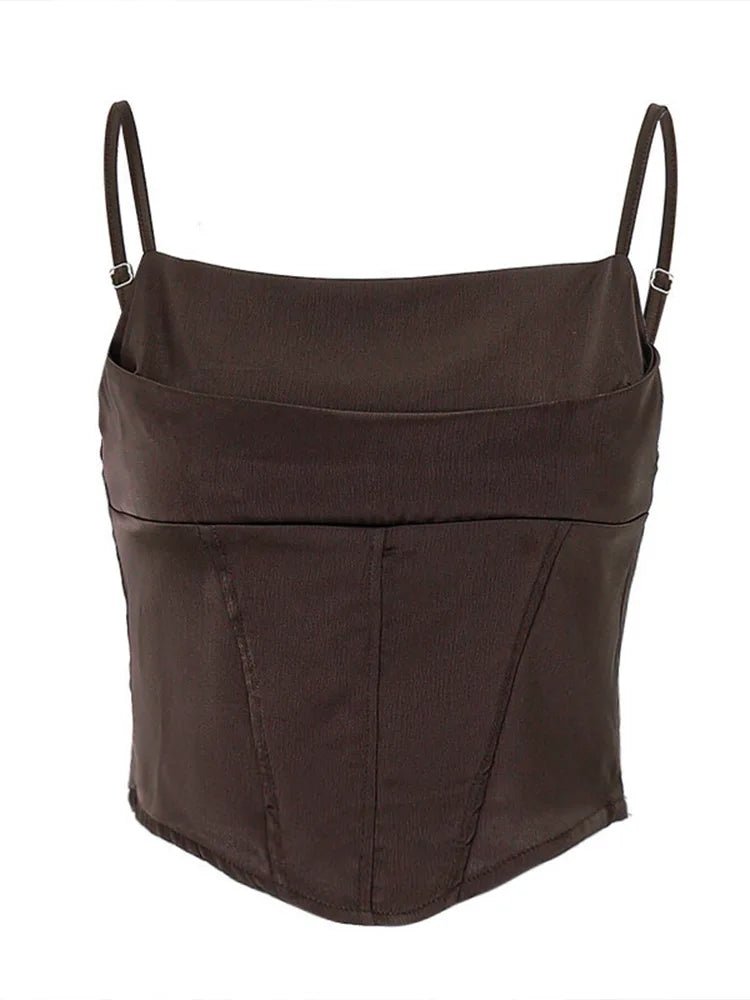 Crop Top Dos Nu à Bretelles - deslyshopping