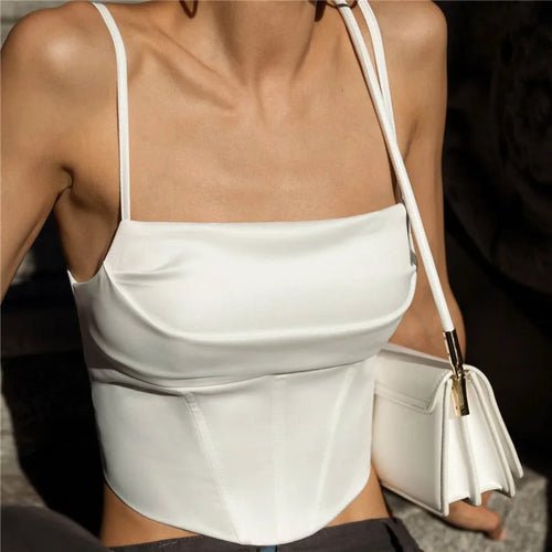 Crop Top Dos Nu à Bretelles - deslyshopping