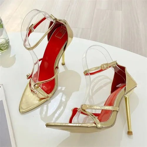 Eilyken Summer Rivet Design Buckle Strap Women Sandals Sexy Open Toe - deslyshopping