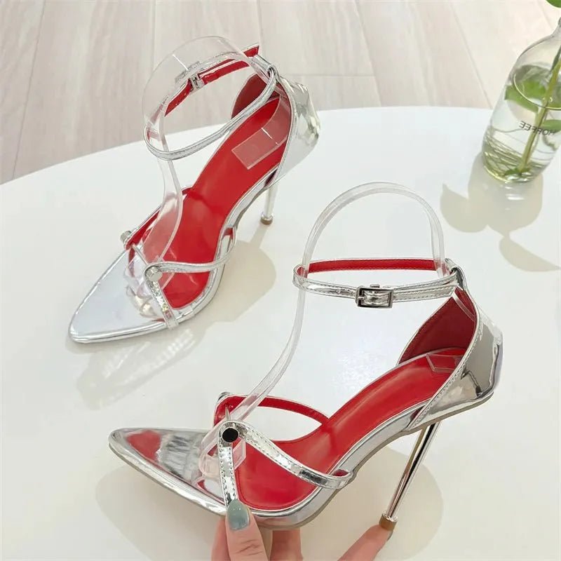 Eilyken Summer Rivet Design Buckle Strap Women Sandals Sexy Open Toe - deslyshopping