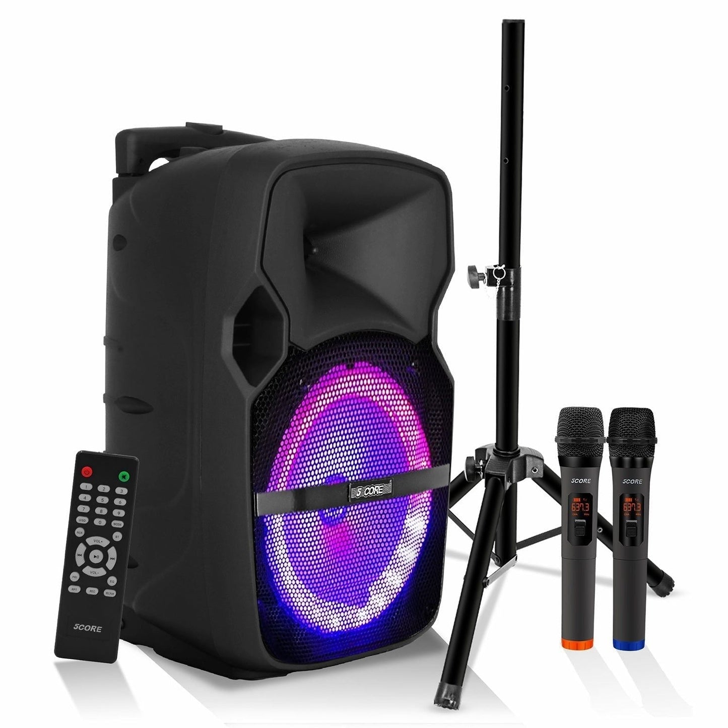 đ¶ Enceinte Portable Bluetooth PA 5Core 10 Pouces - deslyshopping
