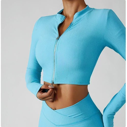 Ensemble 3 Pièces Femme - Veste, Soutien - Gorge de Sport & Leggings - deslyshopping