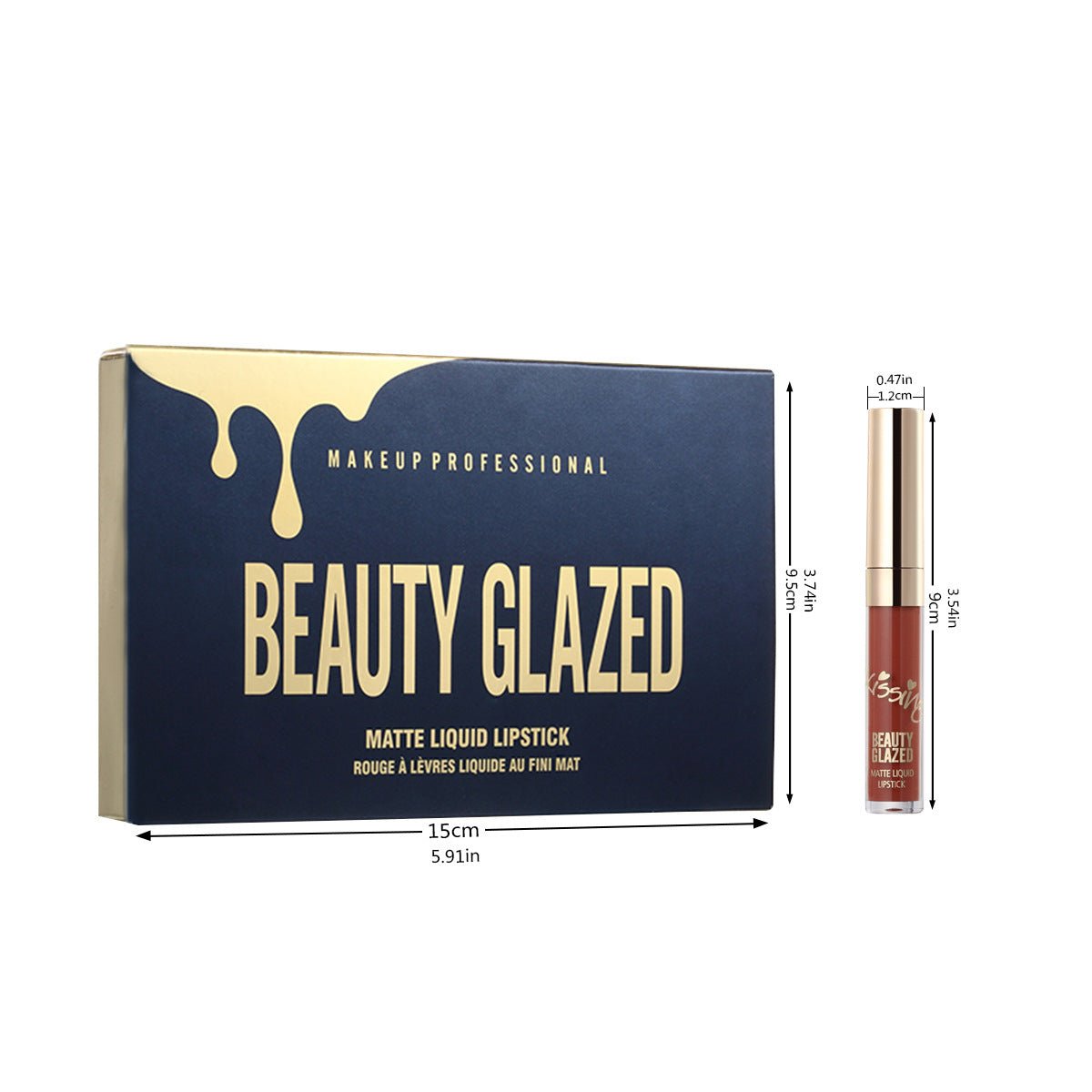 Ensemble de rouge à lèvres beauté émaillé 6 - deslyshopping