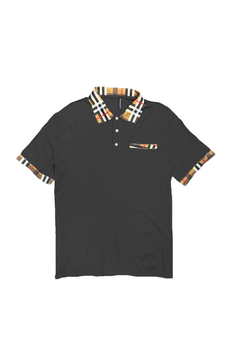 Ensemble polo et pantalon à carreaux - deslyshopping