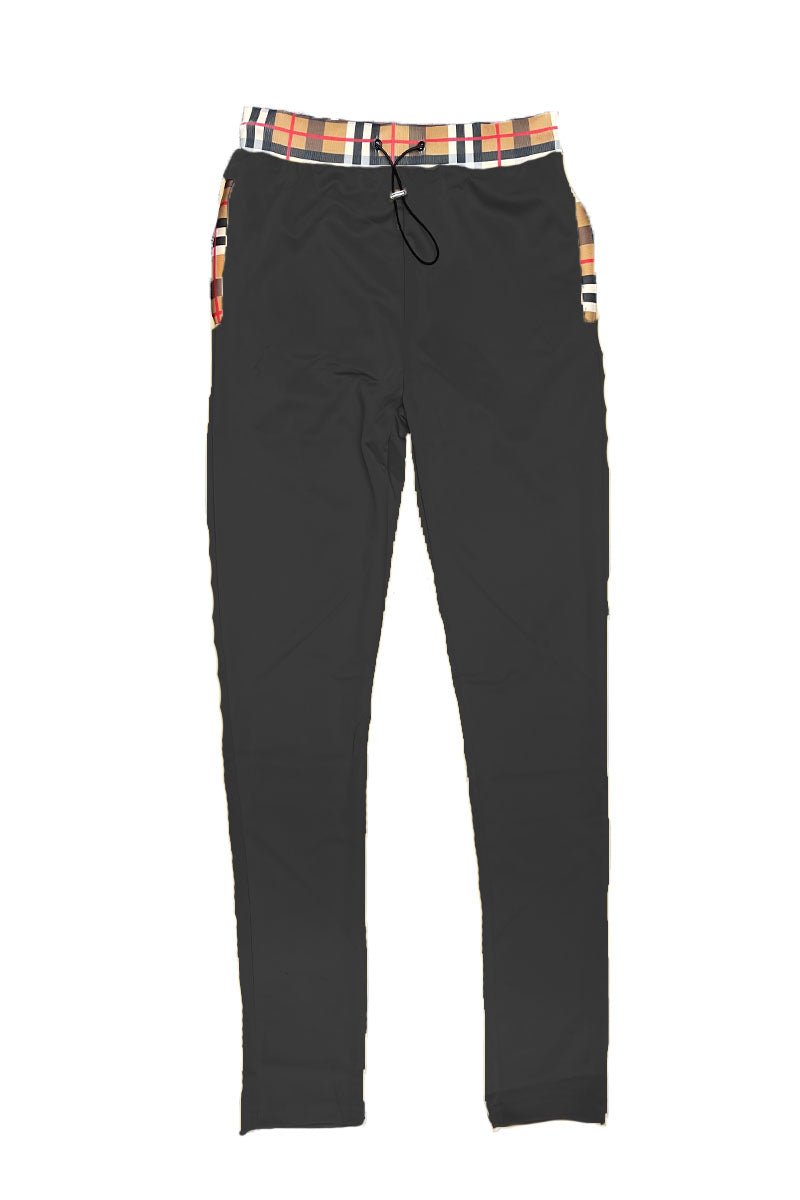 Ensemble polo et pantalon à carreaux - deslyshopping