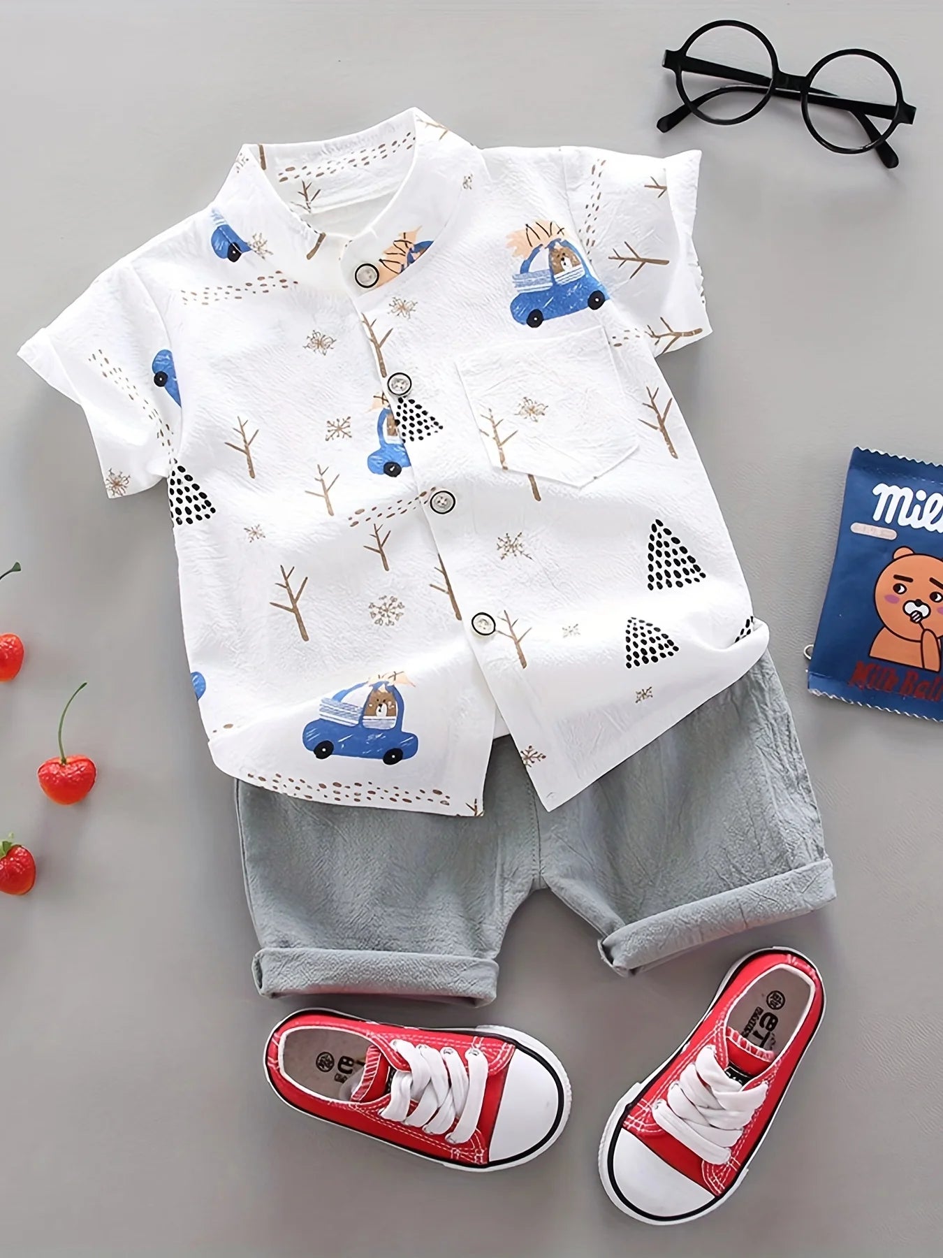 Ensemble Short imprimé - deslyshopping