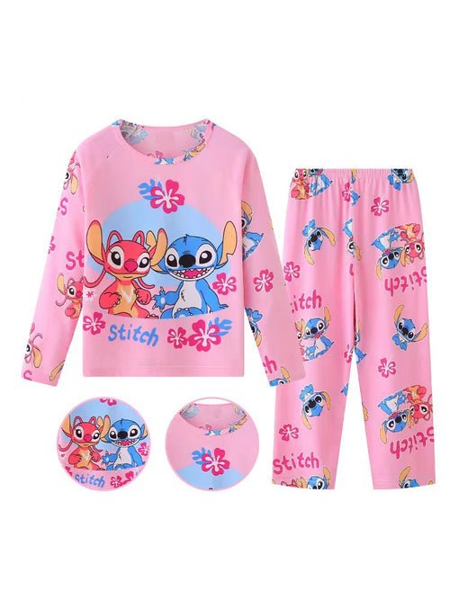 Ensembles de Vêtements de Printemps pour Enfants - Stitch & Angel 🌙 - deslyshopping