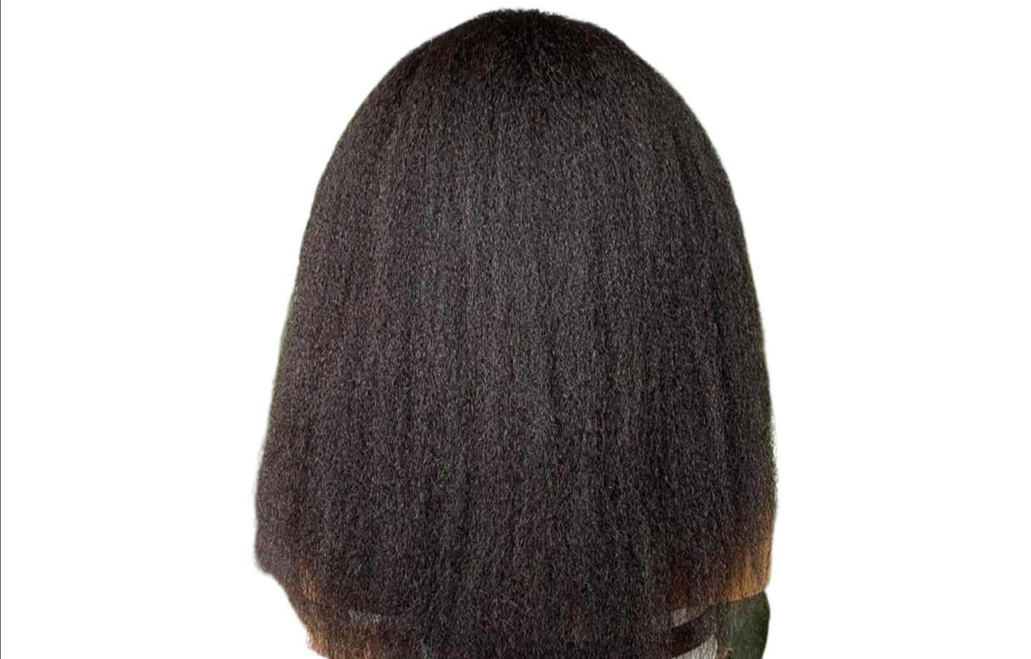 Headband Wig Kinky Straight Human Hair Scarf Wig No GLUE Easy Wear - deslyshopping