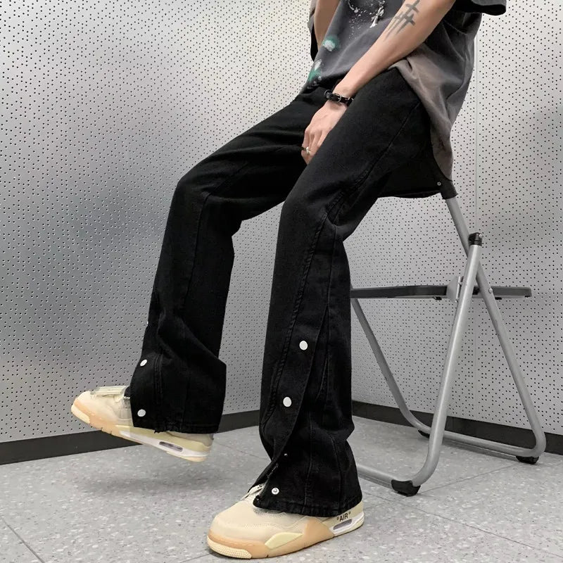 👖 Jeans Évasé Baggy - deslyshopping