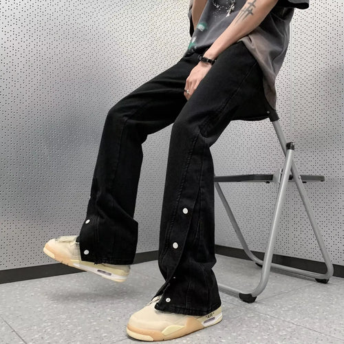 👖 Jeans Évasé Baggy - deslyshopping