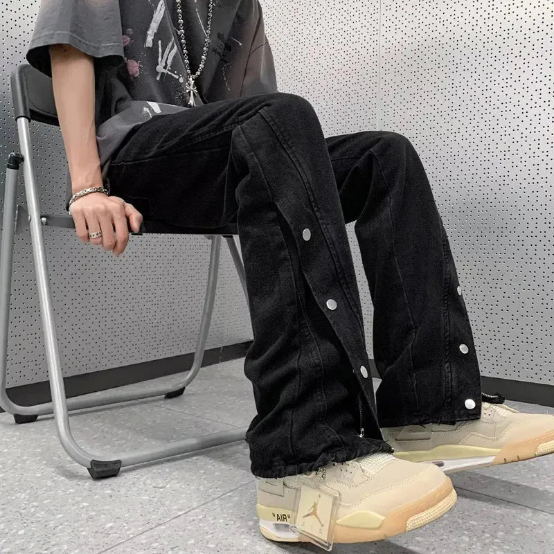 👖 Jeans Évasé Baggy - deslyshopping