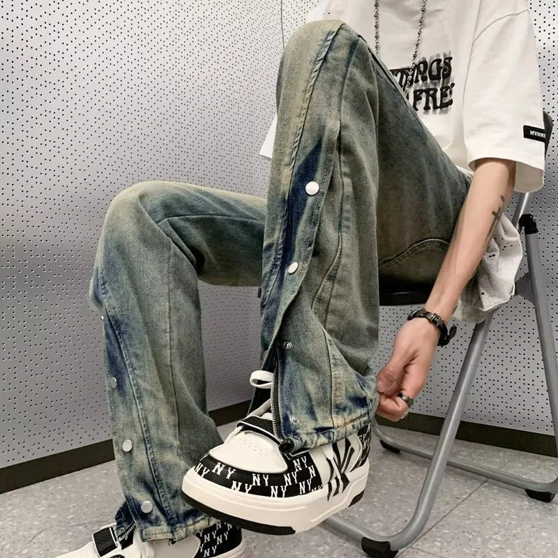 👖 Jeans Évasé Baggy - deslyshopping