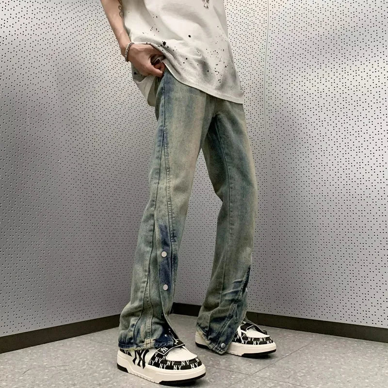 👖 Jeans Évasé Baggy - deslyshopping