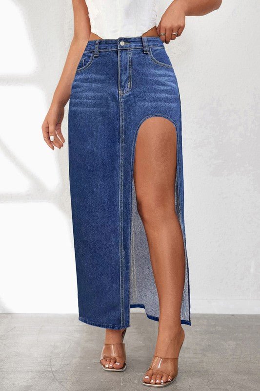 JUPE EN JEAN MODE FEMME - deslyshopping